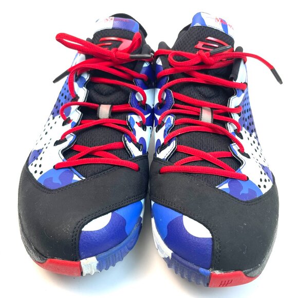 Jordan CP3.VII Clippers Camo Mens Shoes Blue /Black Sneakers 616805-012 Size 12 - Picture 2 of 12